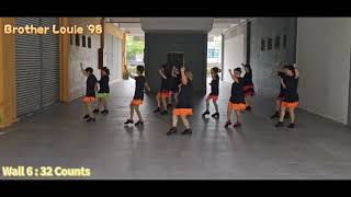 Brother Louie '98  By Kuk Kumson (Line Dance)