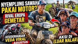 😱 HOW IS THIS POSSIBLE‼️ Veda Ega Drives Tractor in Rice Field, World Media Amazed Ahead of Czech...