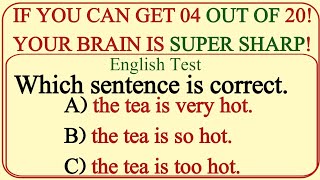 Mixed Grammar Test 🌟 Only 3% Can Pass This Test 