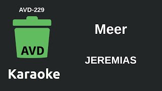 JEREMIAS - Meer (Karaoke) [AVD-229]