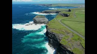 4K UHD Top Drone coasts footage | by the Ocean coastal beauty