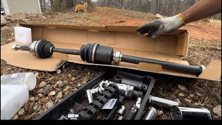 Nissan Rogue Front Passenger Axle Replacement