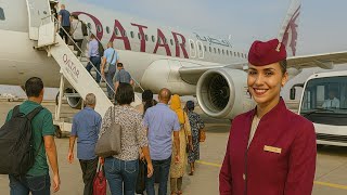 Djibouti to Doha | Qatar Airways جيبوتي إلى الدوحة رحلة مع الخطوط الجوية القطرية