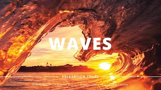 Waves - Video For Stress Relief | Calming Music and Video | Meditation, Relaxation, Sleep