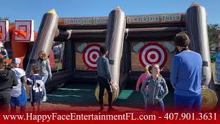 Inflatable AX Throwing Game Orlando Florida