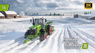 Heavy Snow | Farming Simulator 25 Timelapse Ep #16 Giant Farm #mitislive