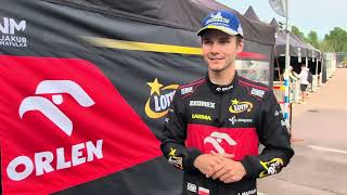 Jakub Matulka after the first day of Rally Scandinavia, Orlen Team 05/22/2026