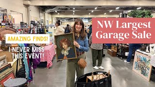 Thrifting the Largest Garage Sale Event | HUGE HAUL | Vintage Reseller