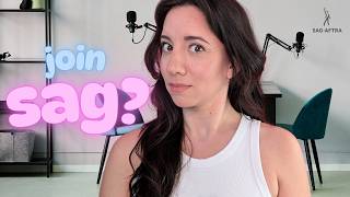 Can you join SAG-AFTRA Through a PODCAST??? | Self-Tape May Vlog 4