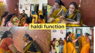 Haldi ceremony at Bua-in-law's place 💛 | Family Time 🥰 | Wedding Vibes ✨ | Vlog