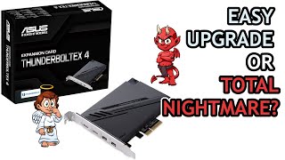 ASUS ThunderboltEX 4 Thunderbolt USB 4 Expansion Card Installation