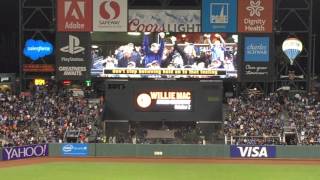 San Francisco Giants AT&T Park Don't Stop Believing September 2015