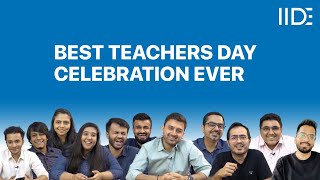 Teacher’s Day 2021 | IIDE Teachers Take on Fun, Non-Digital Questions! 🎉