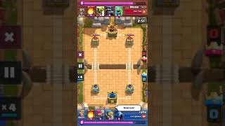 Clash Royale, how to play in Bone pit arena(use YouTube playback speed to slow down the video)