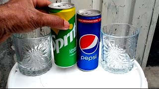 Sprite bottle an Pepsi test 26 June 2026