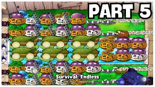 Plants Vs. Zombies: Survival Endless Gameplay – Part 5 | Flags 200–250