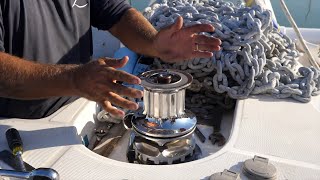 Sailing Zatara - Installing a MAXWELL Windlass