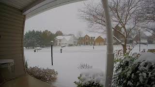 Snowfall time lapse Frederick, MD 11/15/2018