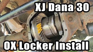 89 XJ Dana 30 Ox Locker Install