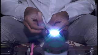 Bettry Light ko thek  kiya Lamp bna  howa tha