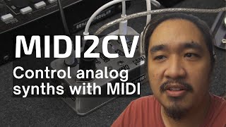 Midi2CV - A utility module for converting MIDI messages to CV