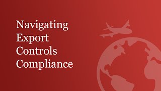 Traliance Export Controls Essentials Training Program Introduction