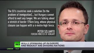 Back to the wall׃ Barriers spring up in Europe & Mideast dividing nations