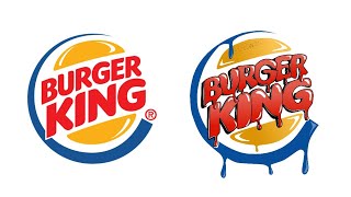 Membuat Logo Burger King Versi Graffiti Di Android | Time Lapse