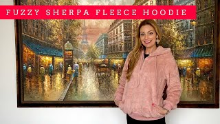 🧥 Fuzzy Sherpa Hoodie – Your New Go-To Cozy Wear! ❄️✨