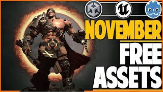 November FREE Game Assets Giveaway -- Unreal Engine, Unity and Universal Assets!