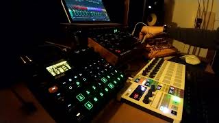 Tulla - Shadow Peaks (Moog DFAM + Digitakt + TD-3-MO Live Big Bass Jam)