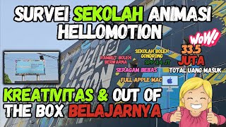 🟢Hellomotion high school⁉️Visiting the animation and creativity school in Ciputat Tangerang #hell...