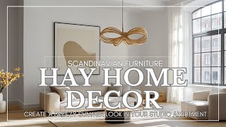 HAY Home Decor Inspired Create a Breezy Summer Look in Your Studio Apartment