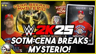 HOW TO BEAT SOTM: CENA BREAKS MYSTERIO! WWE 2K25 MyFaction