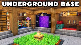 Minecraft Ultimate Underground Base Tutorial [How to Build]