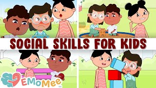 Social Skills For Kids | Make New Friends | Kids Learning Video | Social Emotional Learning | EMoMee