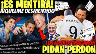 HAALAND’S AGENT AND FATHER DENY DEAL WITH RIQUELME 🤣 FLORENTINO LAUGHS AT HIM LIVE ON TV