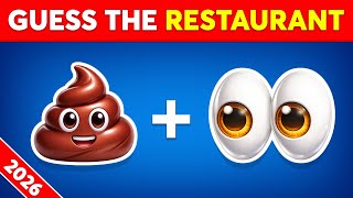 Guess the Fast Food Restaurant by Emoji? 🍔 Fast Food Emoji Quiz