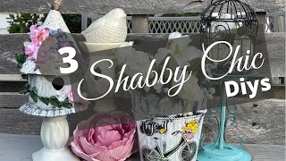 3 SHABBY CHIC DIYs | April Showers Bring May Flowers Collab