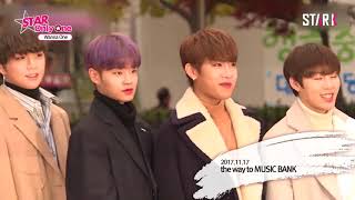 [ENG] WANNAONE_[171117] The way to MUSIC BANK