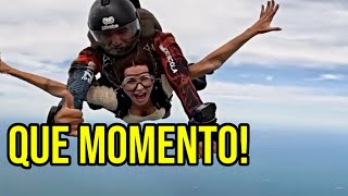 BRUNA GOMES PULA DE PARAQUEDAS COM BERNARDO SOUSA – EMOCIONANTE!