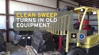 Clean Sweep Turns in Old Equipment