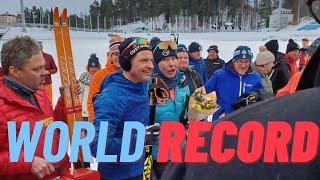 Attempt To Break A World Record With 24 Hours Of Cross Country Skiing! Teemu Virtanen Susanna Ylinen