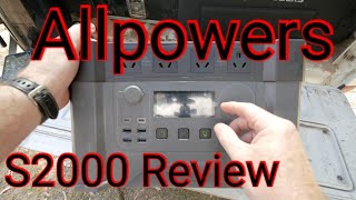 Allpowers S2000 solar generator review