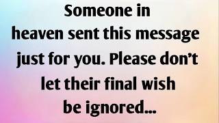 SOMEONE IN HEAVEN SENT...