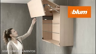 SERVO-DRIVE for AVENTOS: Electrical motion support system for lift systems | Blum