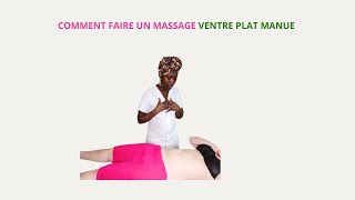 MASSAGE VENTRE PLAT MANUEL /PALPER-ROULER
