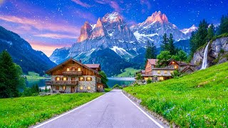 Swiss Vilage , Piano, Road, and Absolute Calm | Switzerland