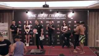 Agilan Thani  vs Reant Fabriza Rainir (82kg) Official Weigh In