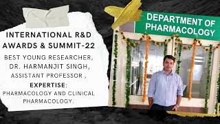 DR. HARMANJIT SINGH | INTERNATIONAL R&D AWARDS & SUMMIT-22 | Officially Incredible